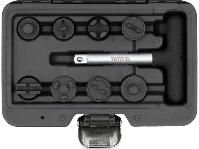 Set chei pentru busoane ulei plastic Yato YT - 05981 , otel CrV , 3/8" , 9BUC YATO - scule electrice si unelte profesionale - BricoMart