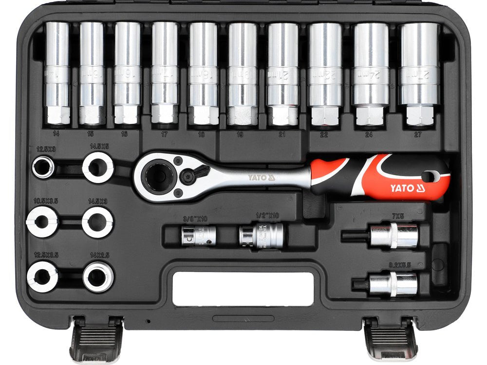 Set Chei pentru montarea amortizorului Yato YT - 06212 , 1/2" , 50BUC YATO - scule electrice si unelte profesionale - BricoMart