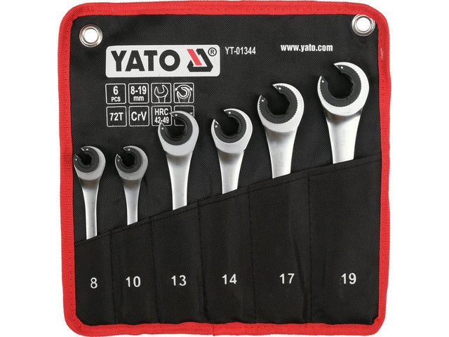 Set chei semideschise 8 YATO YT-01344, 19 mm, 6 buc.