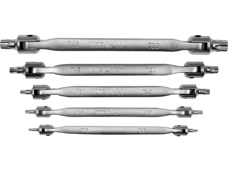 SET CHEI TORX YATO YT-05320 CU ARTICULATIE, 5 BUC YATO - scule electrice si unelte profesionale - BricoMart