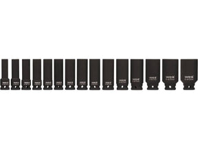 SET CHEI TUBULARE YATO YT-1055 ADANCI DE IMPACT, 15 BUC YATO - scule electrice si unelte profesionale - BricoMart