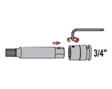 SET CHEI TUBULARE YATO YT-1157 DE IMPACT, 6 BUC, M12-M18, 3/4 YATO - scule electrice si unelte profesionale - BricoMart
