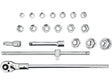 SET CHEI TUBULARE YATO YT-1335 HEXAGONALE 3/4, 21 BUC YATO - scule electrice si unelte profesionale - BricoMart