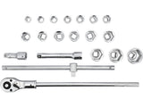 SET CHEI TUBULARE YATO YT-1335 HEXAGONALE 3/4, 21 BUC YATO - scule electrice si unelte profesionale - BricoMart