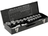 SET CHEI TUBULARE YATO YT-1335 HEXAGONALE 3/4, 21 BUC YATO - scule electrice si unelte profesionale - BricoMart