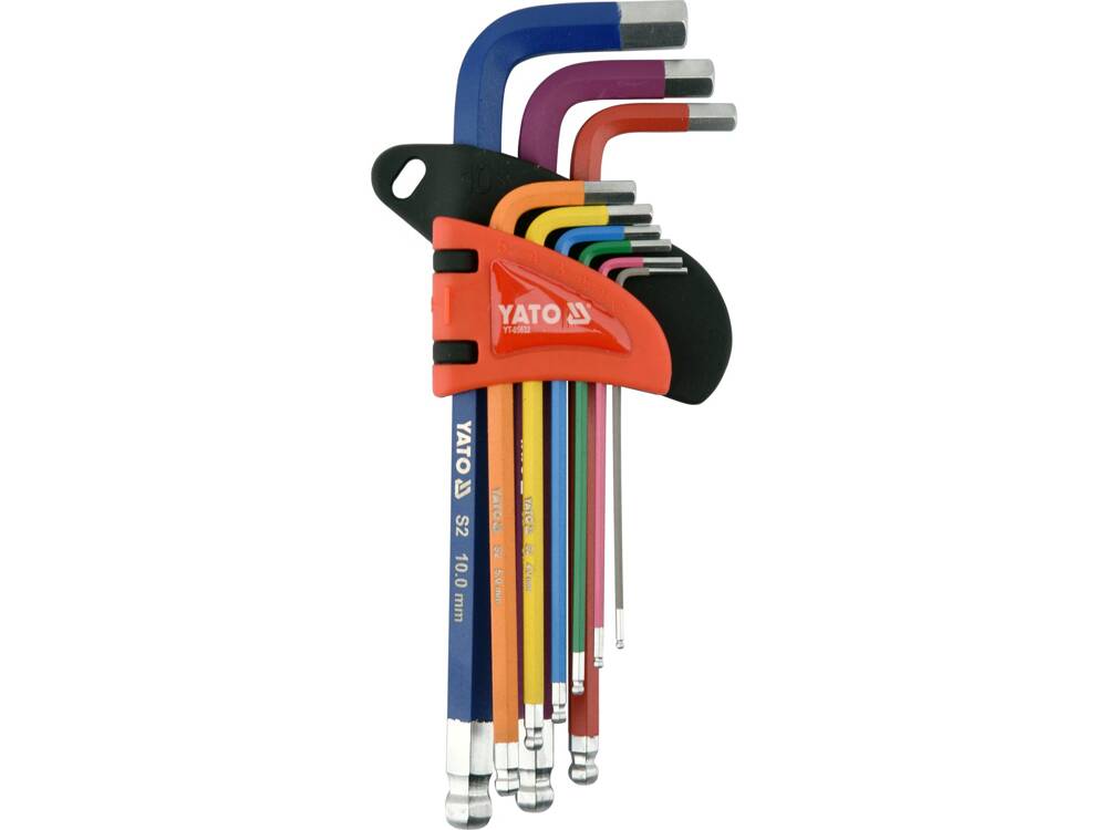 SET CHEIE HEXAGONALE, YATO YT-05632 BILA 1.5-10MM, 9 BUC YATO - scule electrice si unelte profesionale - BricoMart