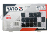 SET CLIPSURI AUTO YATO YT-06660 FORD 415 BUC YATO - scule electrice si unelte profesionale - BricoMart