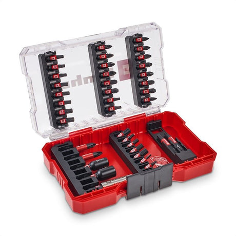 🎁 Set de 39 de biti de impact Einhell M-CASE, biti de 25 mm, biti de 50 mm, prize hexagonale, suport pentru biti de 60 mm cu cutie de depozitare (100% off) Einhell - scule electrice si unelte profesionale - BricoMart