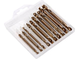 SET DE BURGHIE CU DOUA CAPETE PENTRU METAL 3.0 - 6.0MM, 10 BUC. Yato YT - 40025 - 6,0 mm, rezistent Yato - scule electrice si unelte profesionale - BricoMart