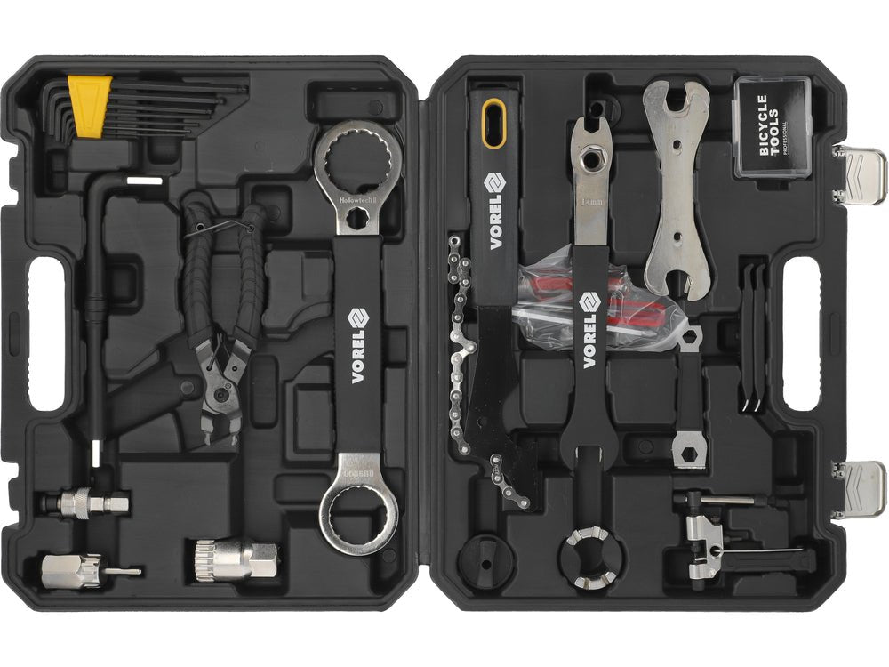 SET DE SCULE PENTRU BICICLETA, 30 PIESE Vorel 58770 Vorel - scule electrice si unelte profesionale - BricoMart