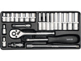 SET DE SCULE YATO YT-14421 1/4, SET DE 23 BUC. YATO - scule electrice si unelte profesionale - BricoMart