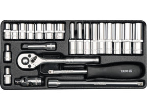 SET DE SCULE YATO YT-14421 1/4, SET DE 23 BUC. YATO - scule electrice si unelte profesionale - BricoMart