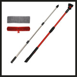 Set de tije telescopice Einhell BRILLIANTO (potrivit pentru curatatorul de geamuri fara cablu BRILLIANTO, 2x tije telescopice extensibile continuu, inclusiv tampon din microfibra) Einhell - scule electrice si unelte profesionale - BricoMart