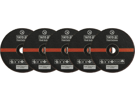 SET DISCURI TAIAT YATO YT-0994 METAL, 75MM YATO - scule electrice si unelte profesionale - BricoMart