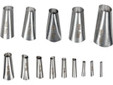 SET DUZE PENTRU SILICON 14 BUC Yato YT - 52622 - 35 mm, inox Yato - scule electrice si unelte profesionale - BricoMart
