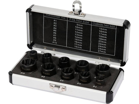 SET EXTRACTOARE SURUBURI, YATO YT-06031 3/8, 10 BUC YATO - scule electrice si unelte profesionale - BricoMart