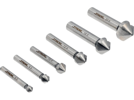 SET FREZE PENTRU METAL 6.3 - 20.5MM 6BUC. Sthor 22710 Sthor - scule electrice si unelte profesionale - BricoMart