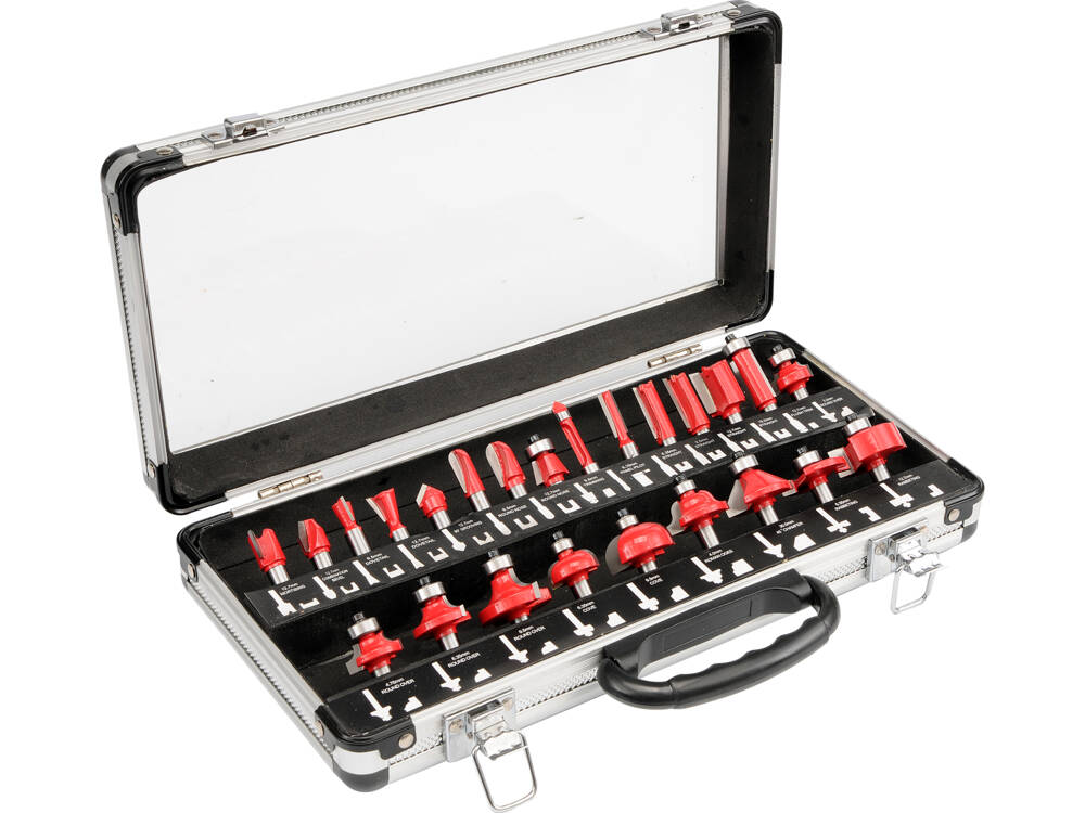 SET FREZE PENTRU YATO YT-6801 LEMN 25 BUC YATO - scule electrice si unelte profesionale - BricoMart