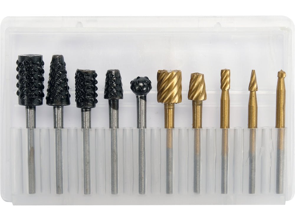 SET FREZE PT YATO YT-61730 LEMN/METAL/PLASTIC 10 PIESE YATO - scule electrice si unelte profesionale - BricoMart