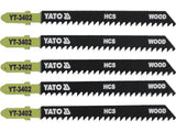 SET LAME FIERASTRAU YATO YT-3402 PENDULAR, 5 BUC, 8TPI YATO - scule electrice si unelte profesionale - BricoMart