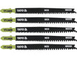 SET LAME PENTRU YATO YT-3408 FIERASTRAU PENDULAR, 5 BUC, 13-8TPI YATO - scule electrice si unelte profesionale - BricoMart
