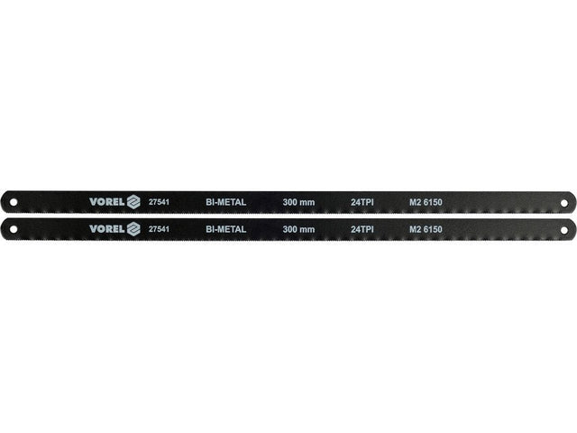 SET PANZE FIERASTRAR VOREL 27541 BI-METAL 300X12.6X0.65MM, 2 BUC VOREL - scule electrice si unelte profesionale - BricoMart
