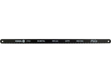 SET PANZE FIERASTRAR VOREL 27543 BI-METAL, 24TPI, COBALT 8% 300X12.6X0.65MM, 2 BUC VOREL - scule electrice si unelte profesionale - BricoMart