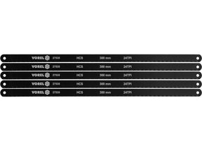 SET PANZE FIERASTRAU VOREL 27535 PT METAL 300X12.6X0.65MM, 5 BUC VOREL - scule electrice si unelte profesionale - BricoMart