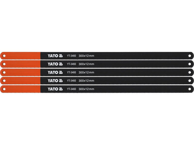SET PANZE FIERASTRAU YATO YT-3460 METAL, 300/12MM, 5 BUC YATO - scule electrice si unelte profesionale - BricoMart