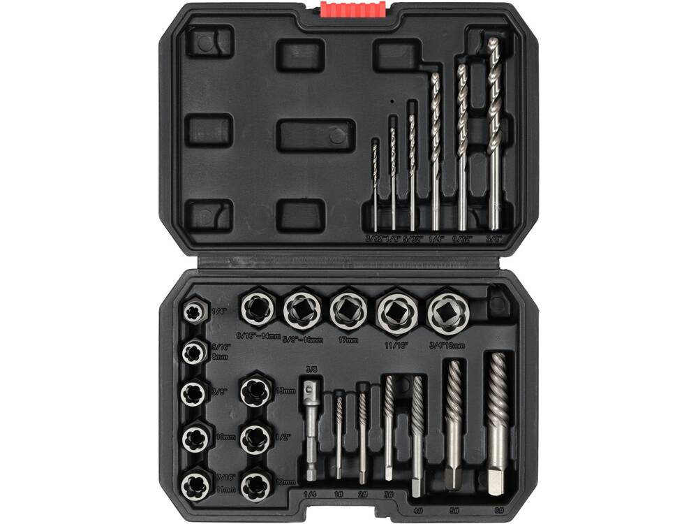 SET PENTRU SURUBURI YATO YT-05893 SI PIULITE DETERIORATE, 26 PIESE YATO - scule electrice si unelte profesionale - BricoMart