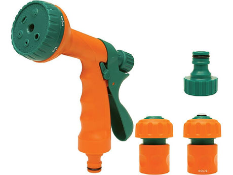 SET PISTOL PENTRU FLO 89207 STROPIT MULTIJET 6 FUNCTII + ACCESORII FLO - scule electrice si unelte profesionale - BricoMart