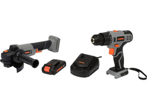 SET STHOR 20V STHOR 78097 AUTOFILETANTA 26NM, POLIZOR UNGHIULAR 125MM, INCARCATOR SI ACUMULATOR 2AH STHOR - scule electrice si unelte profesionale - BricoMart