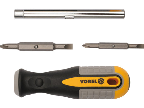 SET SURUBELNITA CU VOREL 64654 CAPAT DUBLU 4 BUC VOREL - scule electrice si unelte profesionale - BricoMart