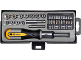 SET SURUBELNITA CU VOREL 64660 CLICHET + BITI 36 BUC VOREL - scule electrice si unelte profesionale - BricoMart