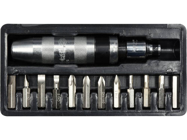 SET SURUBELNITA IMPACT VOREL 65123 CR-V CU BITI, 13 BUC VOREL - scule electrice si unelte profesionale - BricoMart
