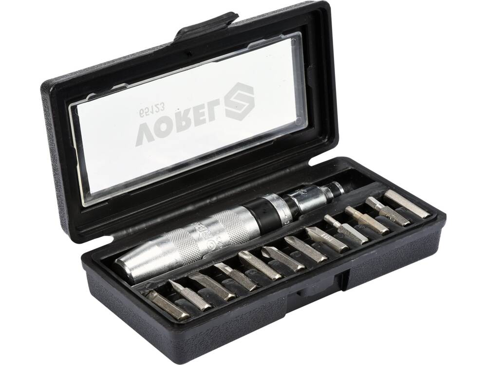 SET SURUBELNITA IMPACT VOREL 65123 CR-V CU BITI, 13 BUC VOREL - scule electrice si unelte profesionale - BricoMart