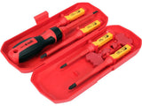 SET SURUBELNITA VDE, YATO YT-28294 5 CAPETE INTERSCHIMBABILE + 2 CHEI PANOU ELECTRIC YATO - scule electrice si unelte profesionale - BricoMart