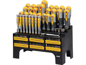 SET SURUBELNITE + BITI, 100 PIESE Vorel 60750 - Seturi surubelnite, ergonomic, CrV Vorel - scule electrice si unelte profesionale - BricoMart