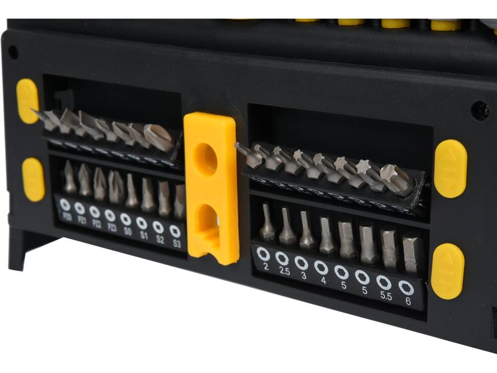 SET SURUBELNITE SI VOREL 60780 BITI, 50 PIESE VOREL - scule electrice si unelte profesionale - BricoMart