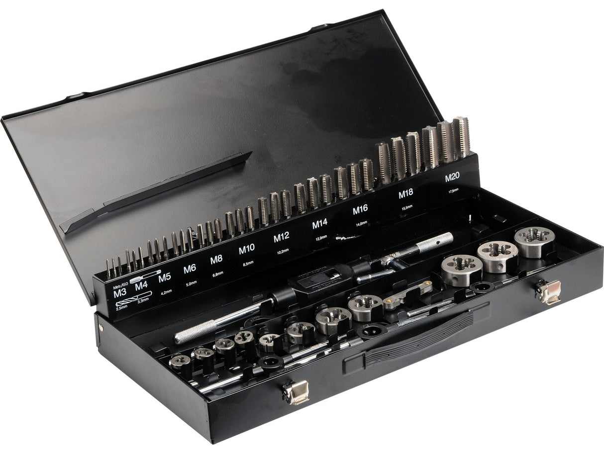 SET TAROZI SI YATO YT-2979 FILIERE M3-20, 56 BUC YATO - scule electrice si unelte profesionale - BricoMart