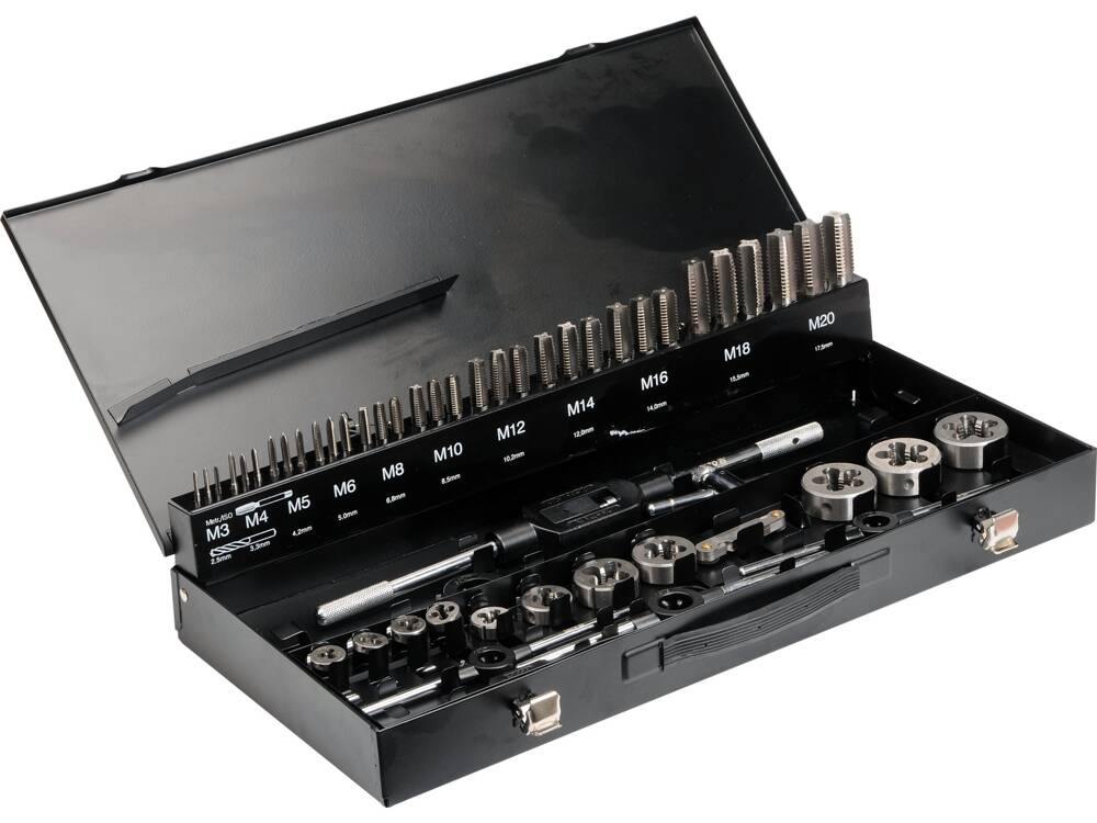 SET TAROZI SI YATO YT-2979 FILIERE M3-20, 56 BUC YATO - scule electrice si unelte profesionale - BricoMart