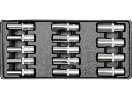 SET TUBULARE ADANCI YATO YT-5539 14 BUC, 8-21MM, PENTRU YT-5530 YATO - scule electrice si unelte profesionale - BricoMart