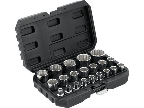 SET TUBULARE BIHEXAGONALE 1/2" Yato YT - 12630 Yato - scule electrice si unelte profesionale - BricoMart