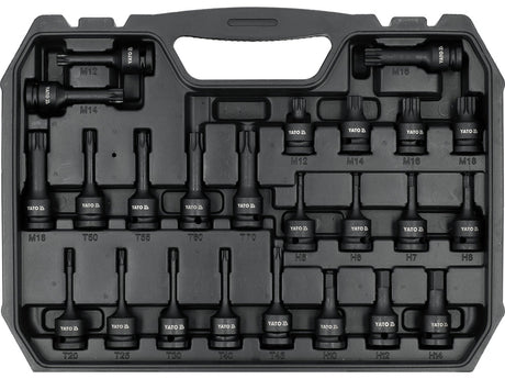 Set tubulare de impact YATO YT-10260, 1/2", 64 piese - imagine 3