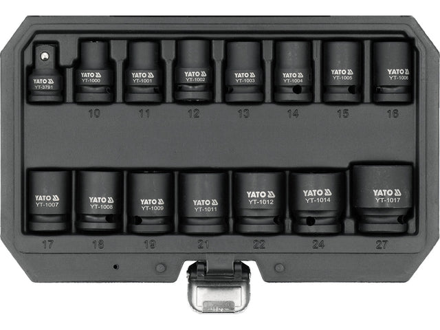 SET TUBULARE IMPACT 1/2" Yato YT - 10253 Yato - scule electrice si unelte profesionale - BricoMart