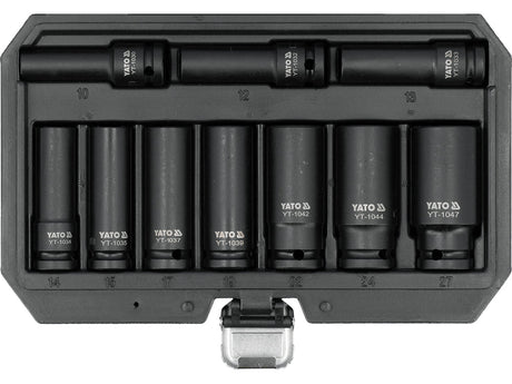 SET TUBULARE IMPACT LUNGI 1/2" Yato YT - 10557 Yato - scule electrice si unelte profesionale - BricoMart