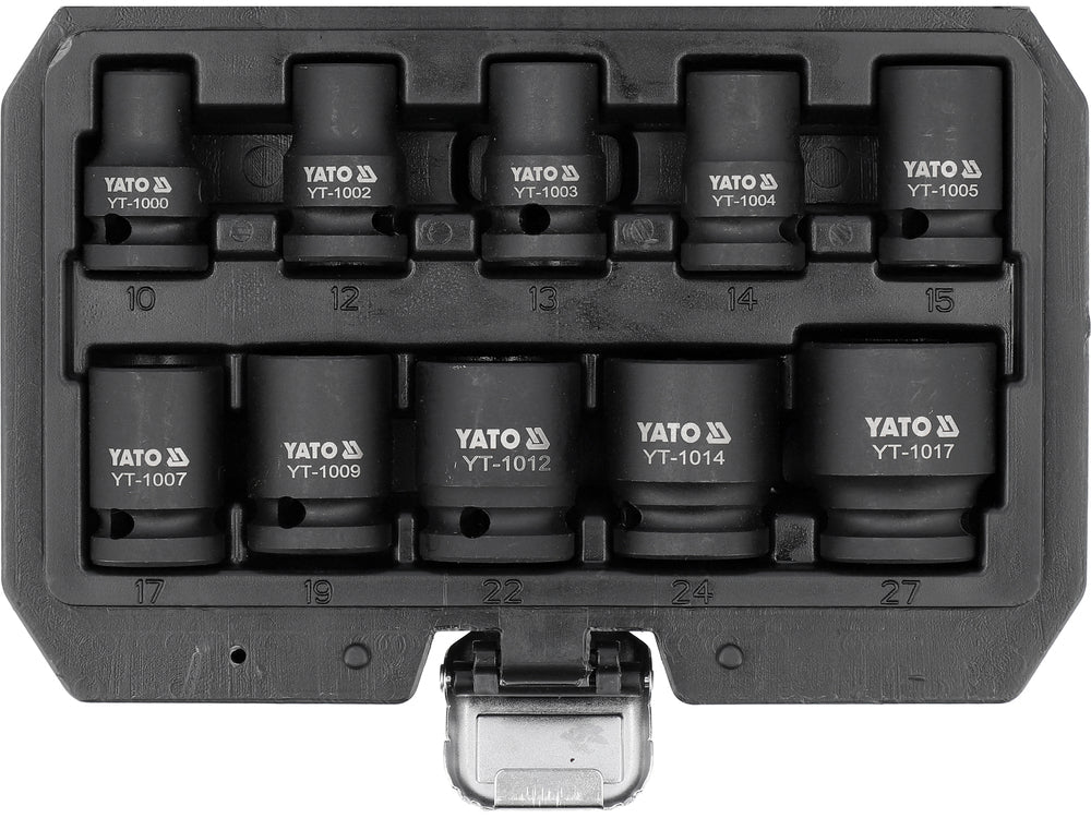 Set tubulare impact YATO YT-10252, 1/2"