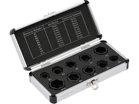 SET TUBULARE PENTRU EXTRAS SURUBURI YATO YT - 060311 , 10 BUCĂȚI YATO - scule electrice si unelte profesionale - BricoMart