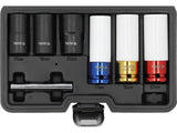 SET TUBULARE PT JANTE ALIAJ 1/2" 7 BUC Yato YT - 10559 Yato - scule electrice si unelte profesionale - BricoMart