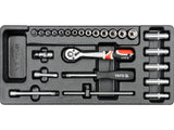 SET TUBULARE+CLICHET 25 YATO YT-5541 BUC, 3.5-14MM, PENTRU YT-5530 YATO - scule electrice si unelte profesionale - BricoMart